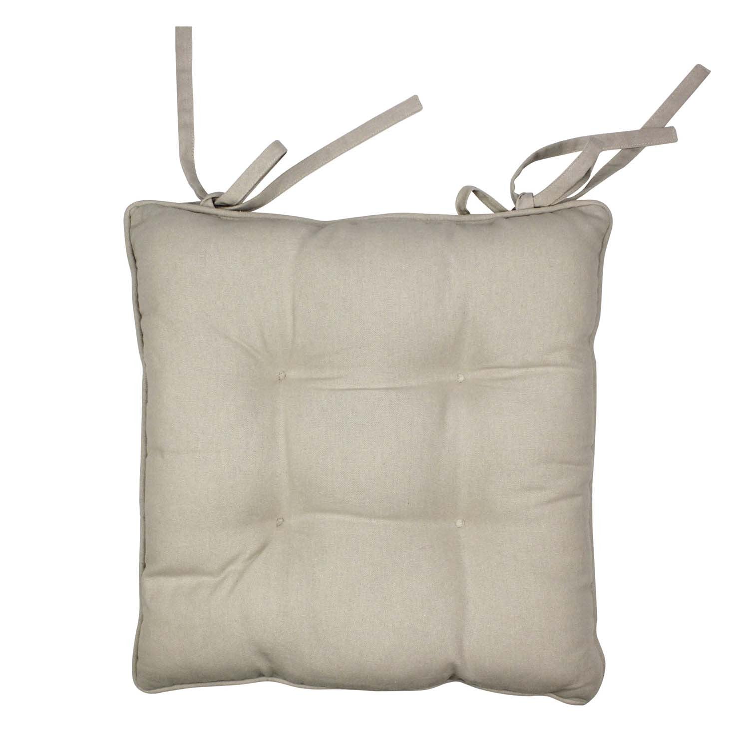 Plain Linen - Set of 2 Chair Covers