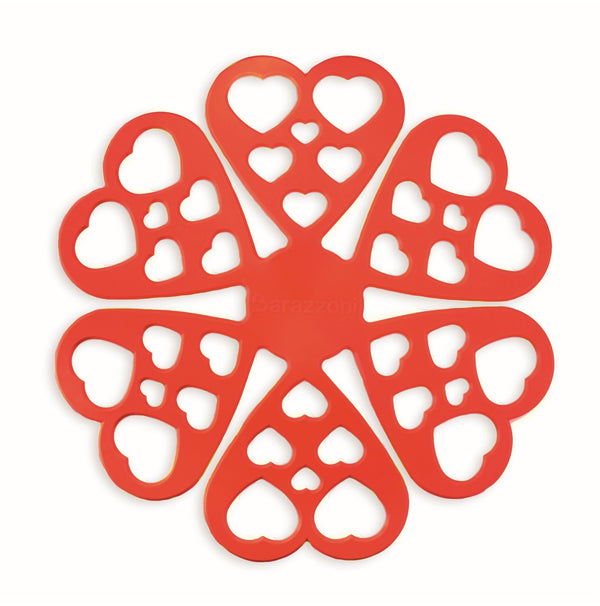 Red heart pan saver