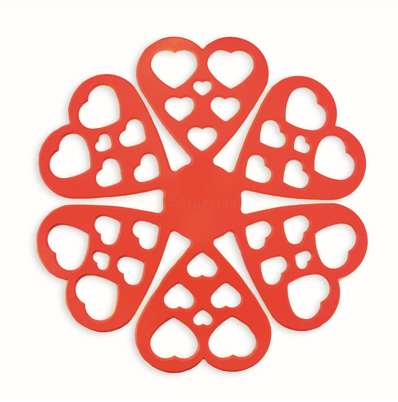 Red heart pan saver