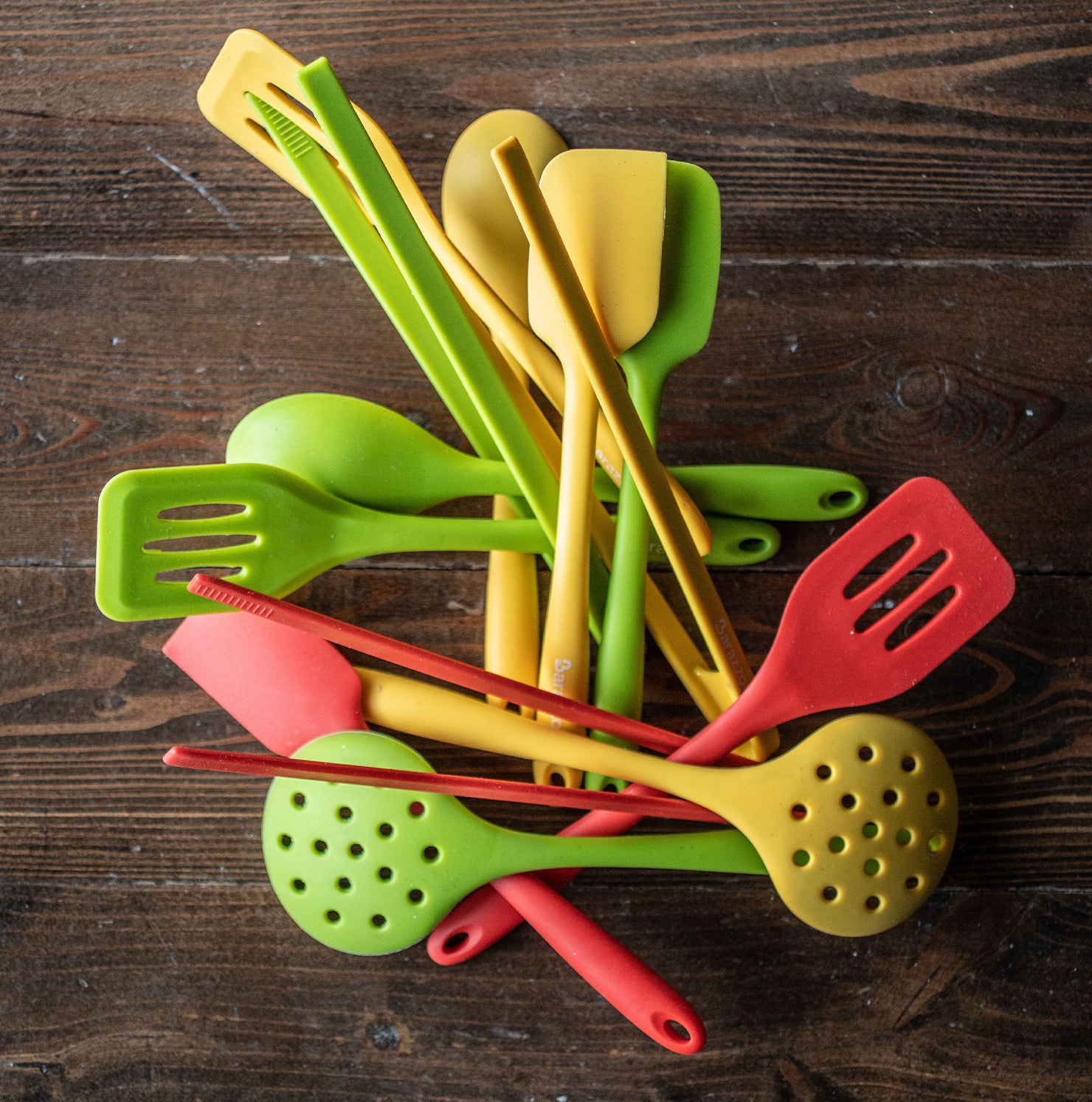 Silicone spatula - red