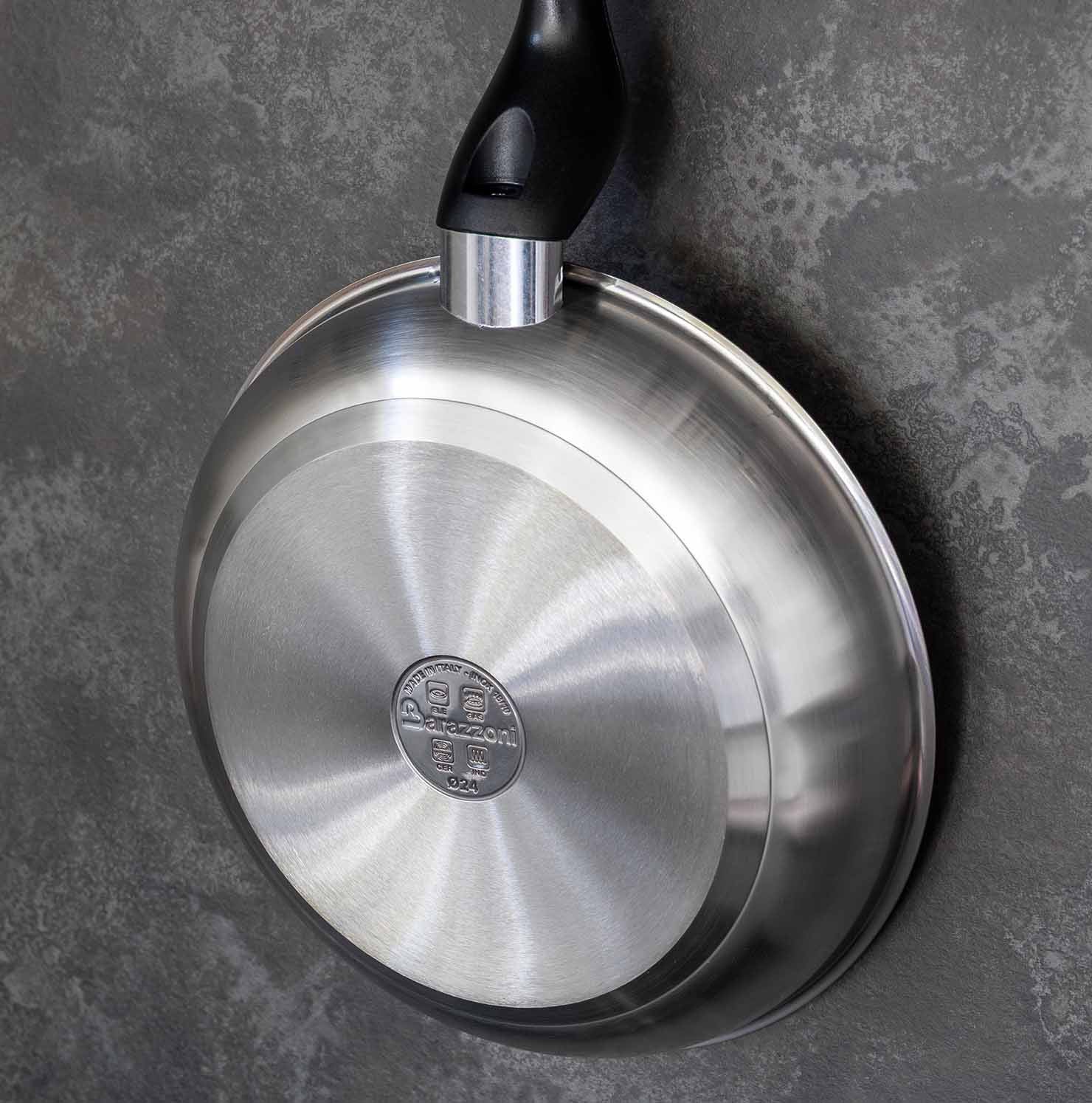 Set inox 2 pezzi - Padelle 20 cm + 24 cm