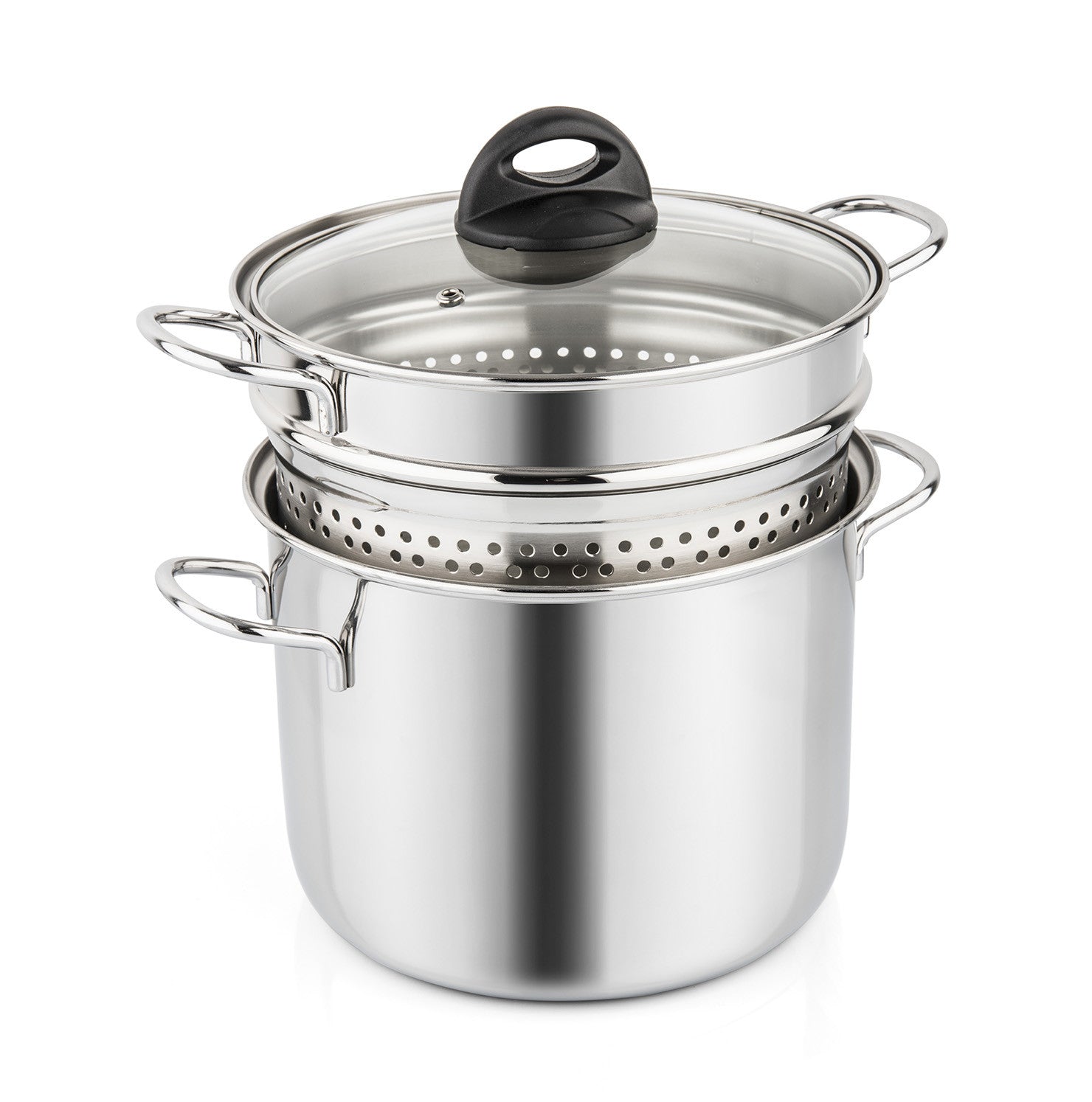 Bottomless thermo-diffusing spaghetti pot