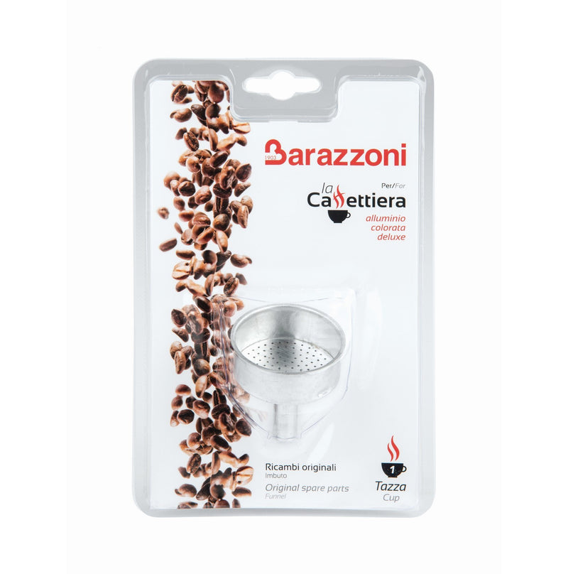 Aluminum coffee maker funnel