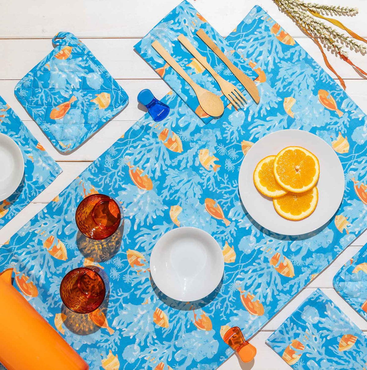 Coral Reef - set of 2 napkins