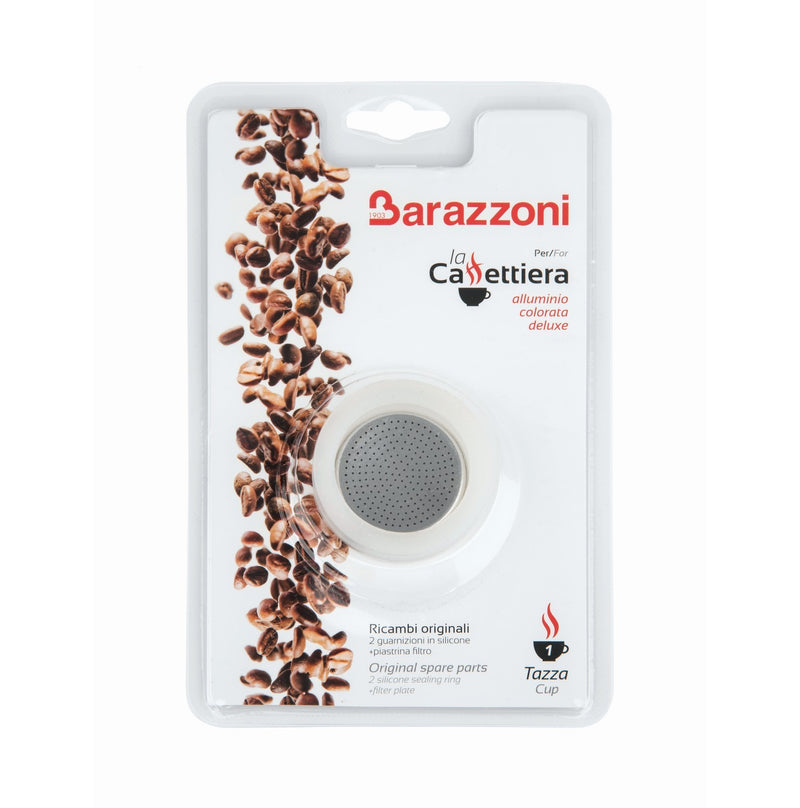 2 gaskets + 1 aluminum coffee maker filter