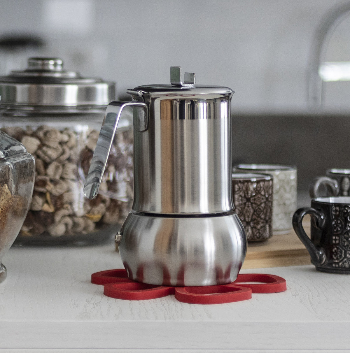 Stainless steel CaffeTummy with reducer