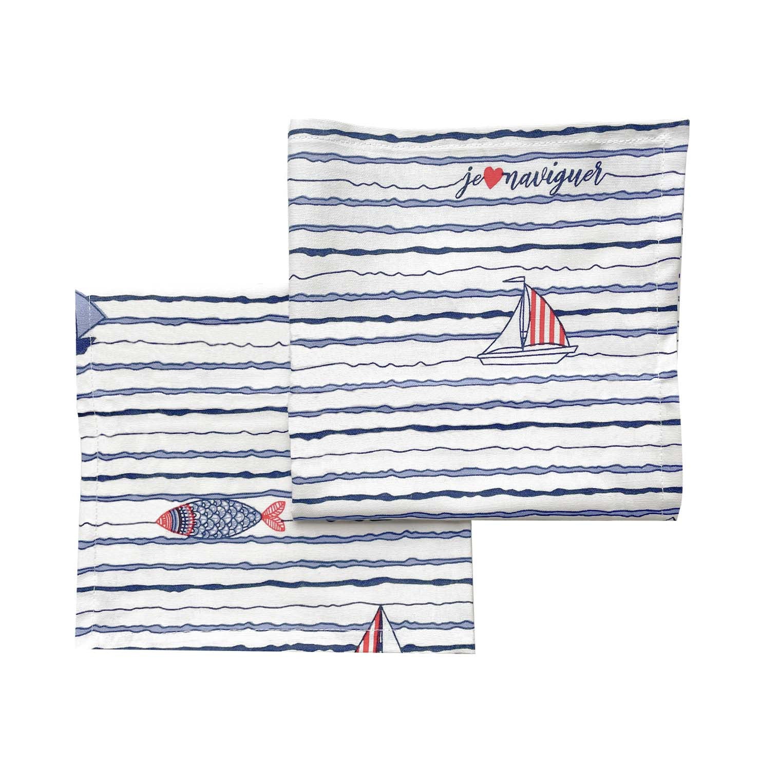 Waves - Set of 2 napkins