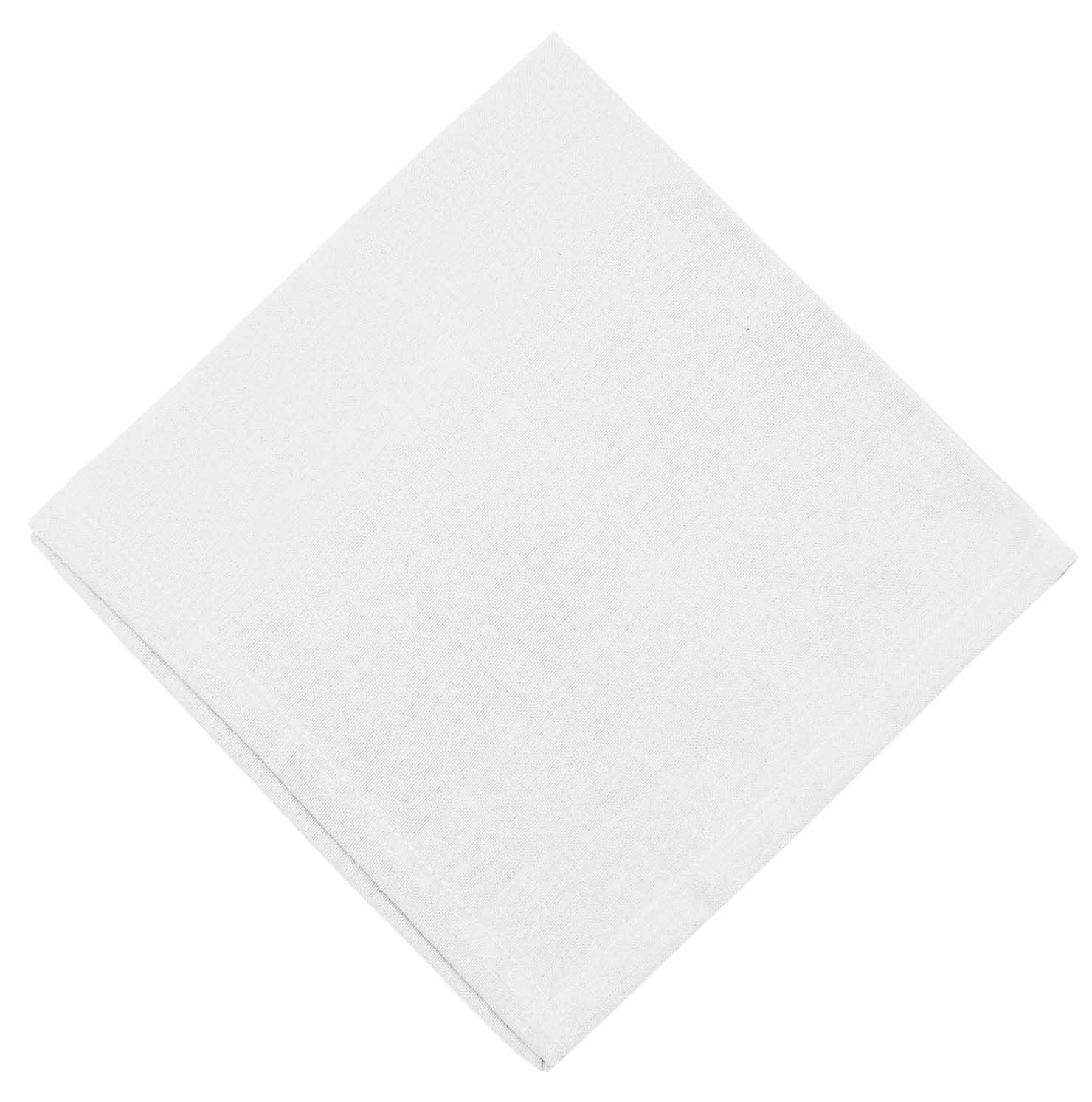Solid White - Set of 2 Napkins