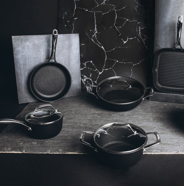 Set antiaderente 2 pezzi - Padella 24 cm + Wok 28 cm