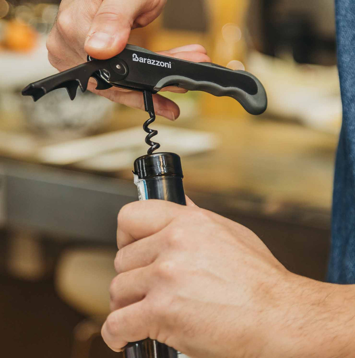 Professional corkscrew
