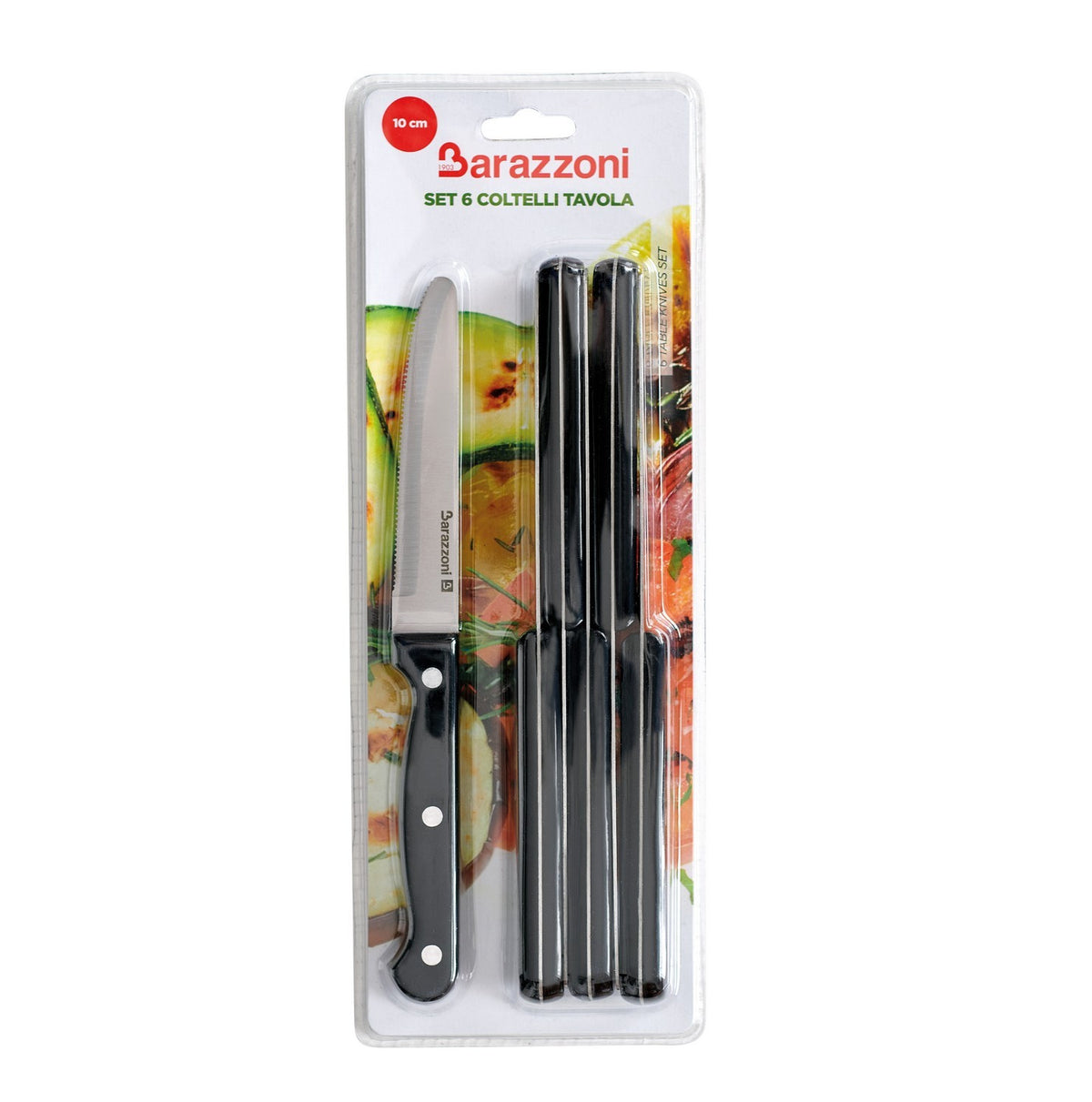 Set of 6 table knives