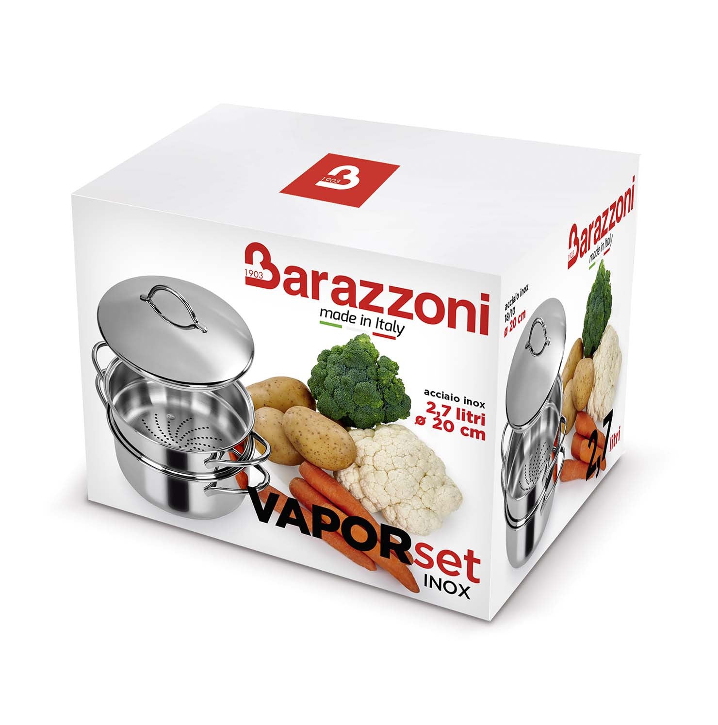 Set vapore senza fondo termodiffusore